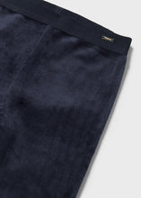 Load image into Gallery viewer, 727 65 mayoral Baby Girls NAVY VELOUR Basic Legging
