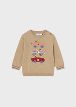 Load image into Gallery viewer, 2313 78 mayoral Baby Boys Embroidered RACE CARS Sweater
