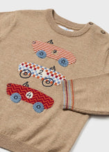 Load image into Gallery viewer, 2313 78 mayoral Baby Boys Embroidered RACE CARS Sweater
