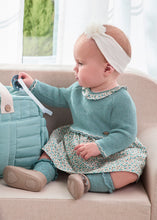 Load image into Gallery viewer, 2886 18 mayoral NB Girls ICEBERG Blue Print &amp; Sweater Dress
