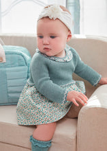 Load image into Gallery viewer, 2886 18 mayoral NB Girls ICEBERG Blue Print &amp; Sweater Dress
