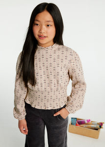 7013 15 mayoral Tween PRINTED Knit Blouse