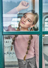 Load image into Gallery viewer, 7302 63 mayoral Tween NUDE PINK Chenille Sweater
