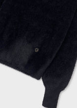 Load image into Gallery viewer, 7302 64 mayoral Tween BLACK Chenille Sweater
