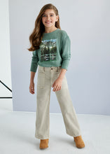 Load image into Gallery viewer, 7546 78 mayoral Tween FASHION KAHKI Twill Pant
