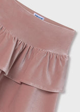 Load image into Gallery viewer, 7970 49 mayoral Tween NUDE PINK VELOUR Ruffle Tier Skirt
