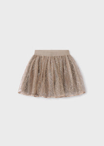 7971 29 mayoral Tween TULLE GOLD Skirt