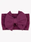 Ruffle Butts EGGPLANT Big Bow Headband