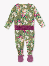 Load image into Gallery viewer, Ruffle Butts ENCHANTED GARDEN Ruffle One Piece Footie
