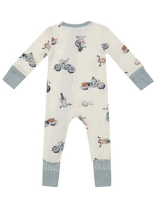 Angel Dear VINTAGE MOTORCYCLE 2-Way Zipper Romper