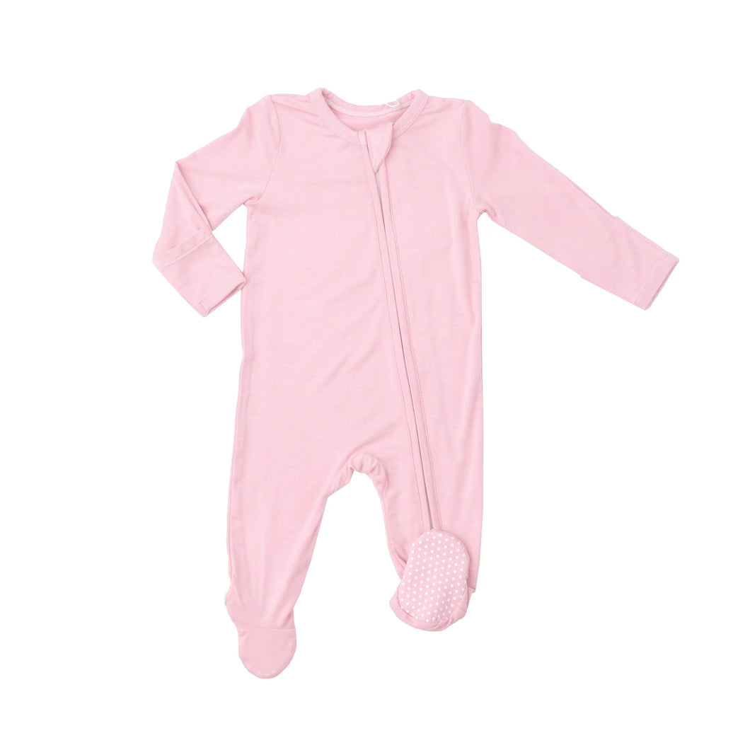 Angel Dear ALMOND BLOSSOM PINK 2 Way Zipper Footie