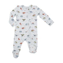 Load image into Gallery viewer, Angel Dear DINOSAUR  ABC 2 Way  Zipper Footie
