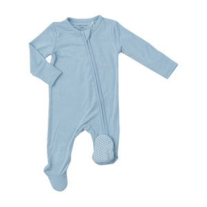 Angel Dear DREAM BLUE SOLID 2 Way Zipper  Footie