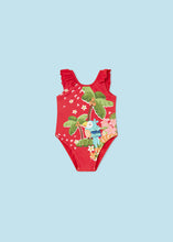 Load image into Gallery viewer, mayoral Baby Girls RED FLORAL SWIMSUIT

