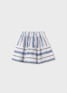 mayoral Tween Blue Stripe Skirt