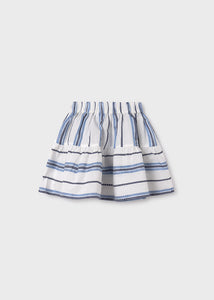 mayoral Tween Blue Stripe Skirt