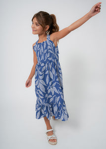 mayoral Tween BLUE FLORAL Dress