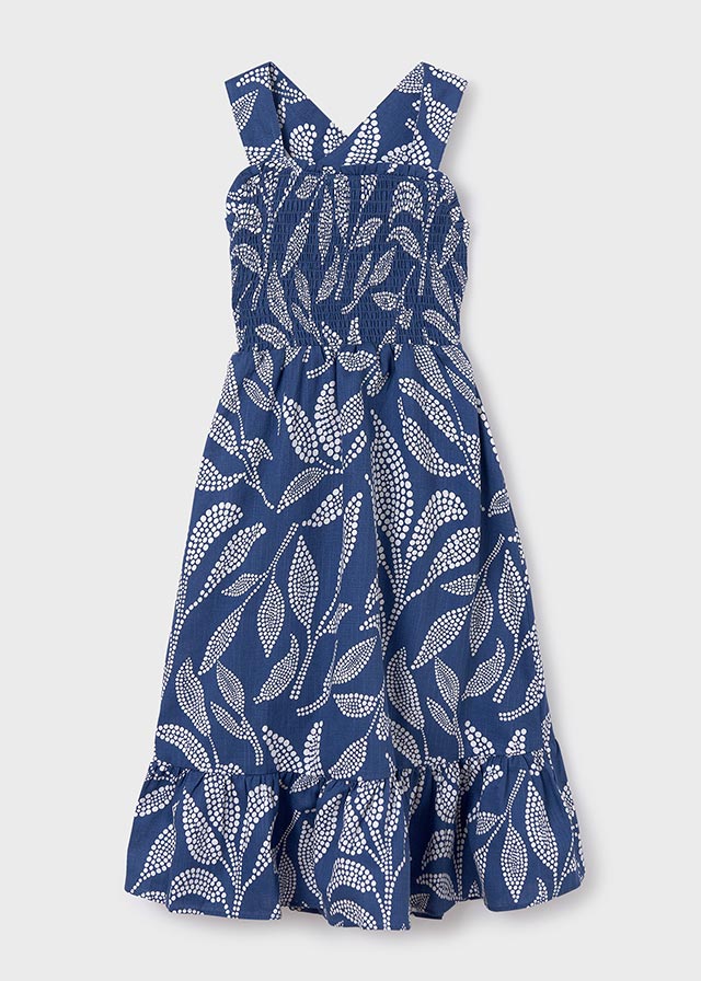 mayoral Tween BLUE FLORAL Dress