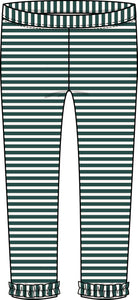 CRkids BASIC EMERALD STRIPE LEGGING