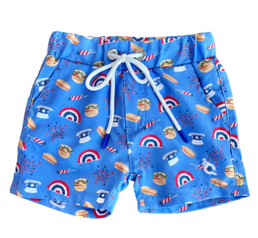 Blue Quail INDEPENDENCE DAY Swim Trunk