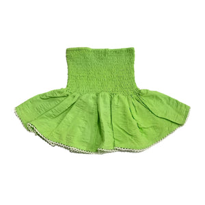 Little Olin GREEN Elastic Smocked Skirt