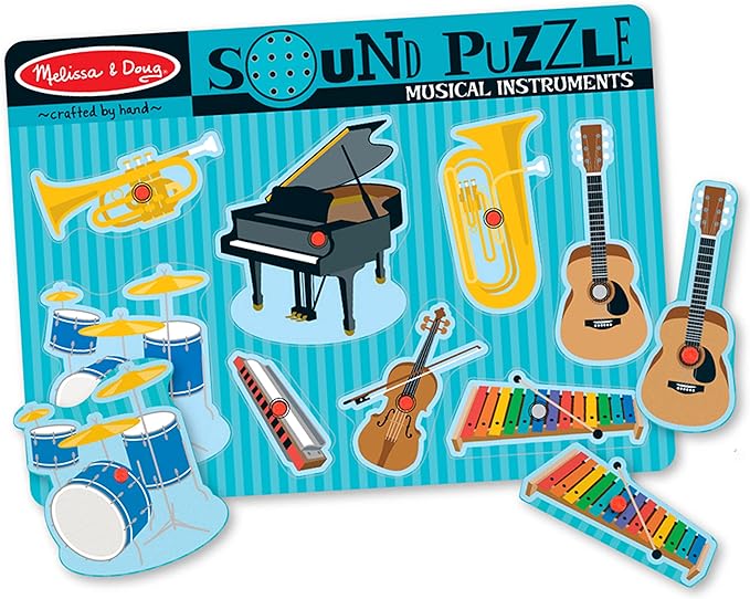 732 Melissa & Doug MUSICAL INSTRUMENTS Sound Puzzle