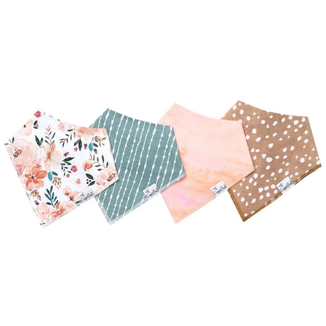 Copper Pearl AUTUMN Baby Bandana Bib Set (4-Pack)