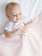 Load image into Gallery viewer, Little Giraffe PINK Chenille Baby Blanket
