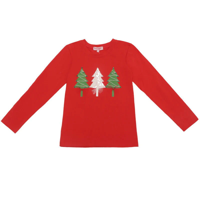 Haven Girl CHRISTMAS TREE Long Sleeve Tee