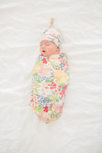 Load image into Gallery viewer, Copper Pearl LARK Top Knot Hat (0-4 Month)
