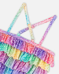 Deux Par Deux GRADIENT RAINBOW Two Piece Swimsuit