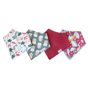 Copper Pearl IVY Bandanna Bib Set (4-Pack)