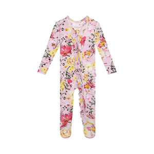 POSH PEANUT GAIA Ruffled Zipper Footie