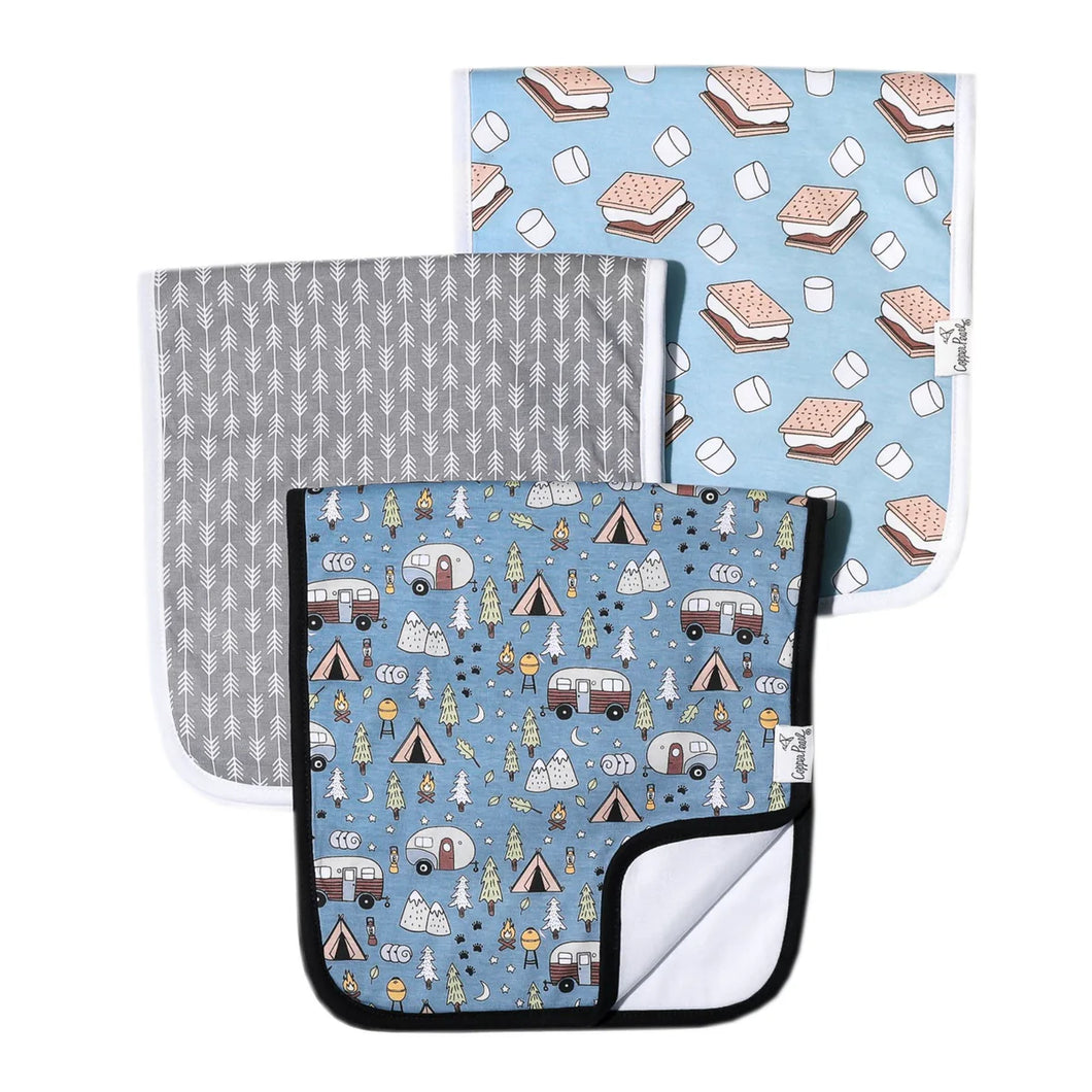 Copper Pearl BRIDGER Burp Cloth Set (3-Pack)