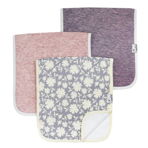 Copper Pearl LACIE Burp Cloth Set (3-Pack)