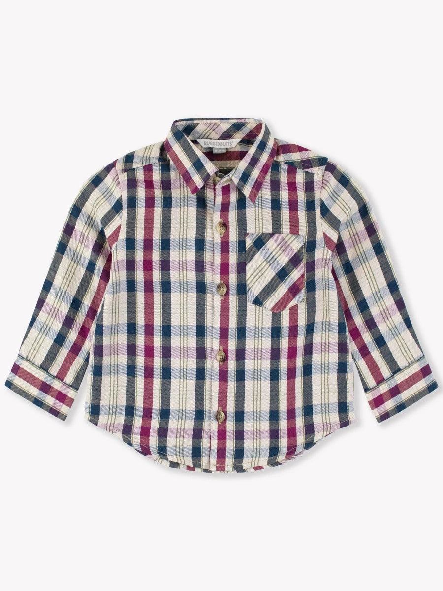 Rugged Butts ROWAN PLAID L/S Button Down Shirt