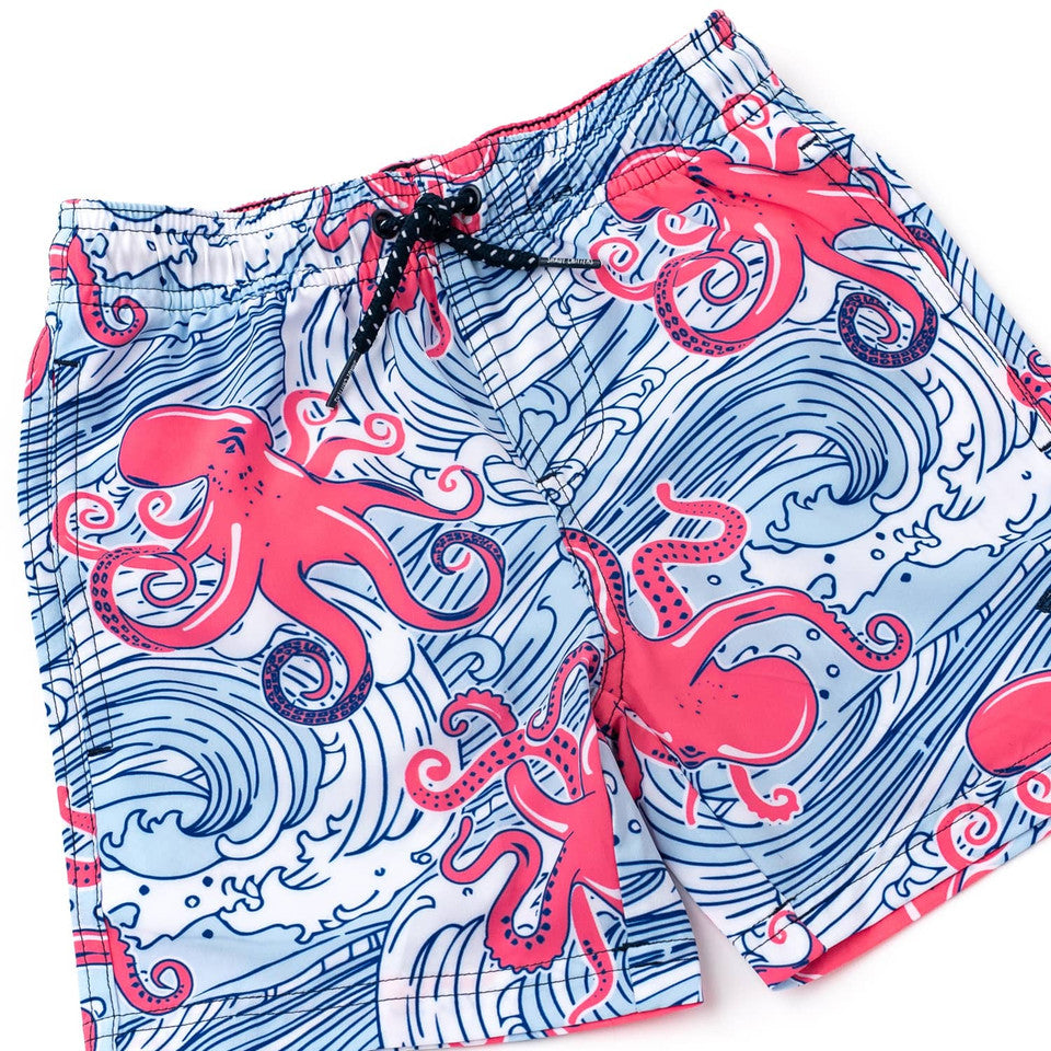 Shade Critters OCTOPUS WAVES Swim Trunks