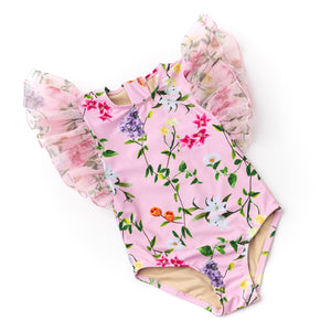 Shade Critters WILDFLOWERS Tulle Sleeve One Piece