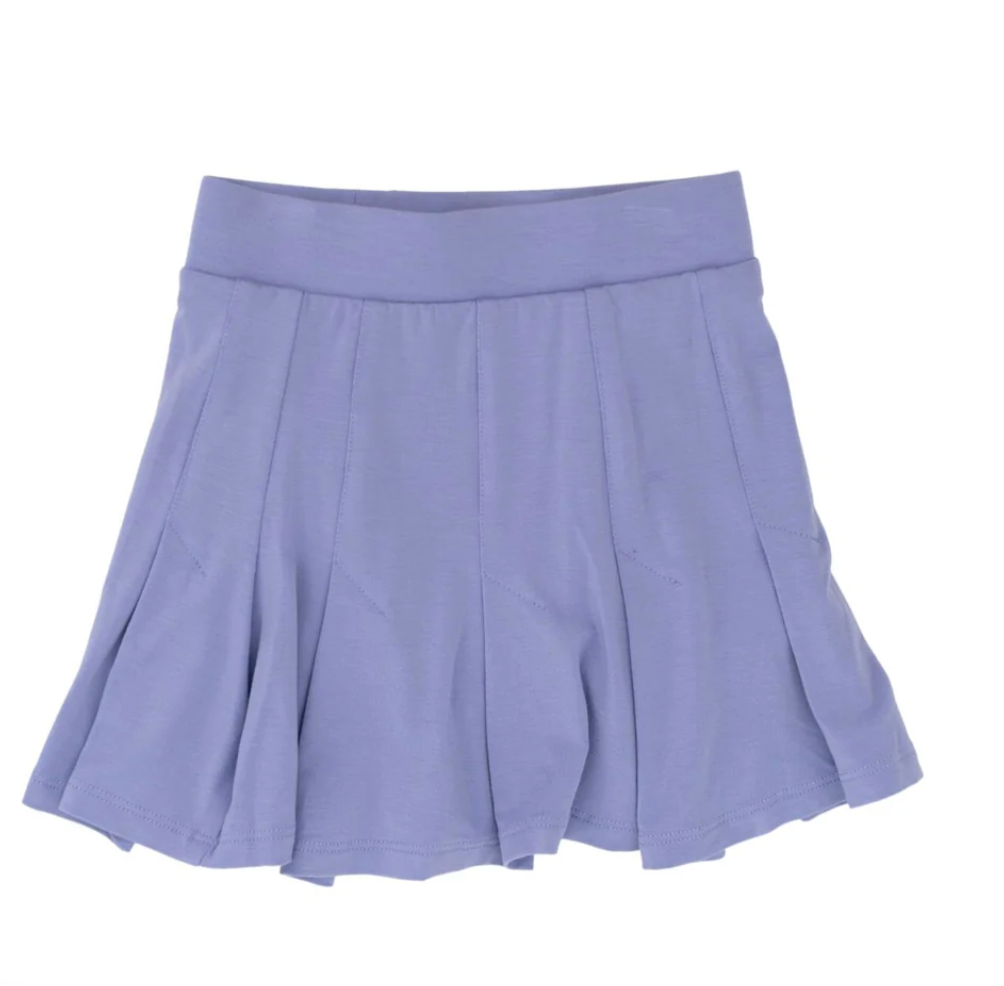 Sweet Bamboo LILAC Pleated Skirt