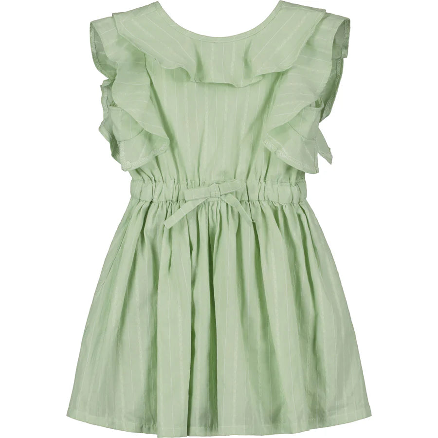 Vignette SANDY Green Stitched Dress