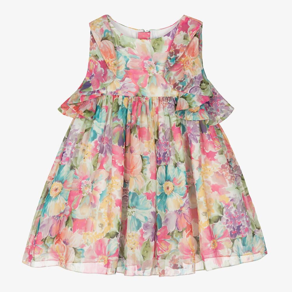 Abel & Lula FLORAL PRINT Girls Dress