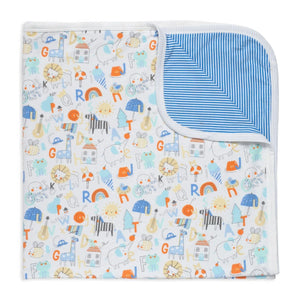 Magnetic Me ALPHA POP Swaddle Blanket.