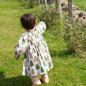 Pink Chicken STEVIE Puff Sleeve Baby Dress Set