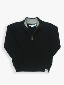 Rugged Butts DARK NAVY Quarter-Zip Sweater