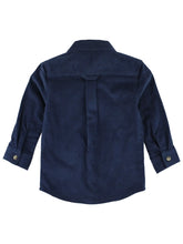 Load image into Gallery viewer, Rugged Butts DARK NAVY Stretch Corduroy Long Sleeve Button Down
