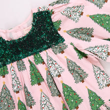 Load image into Gallery viewer, Pink Chicken FIONA PINK TREES Dress
