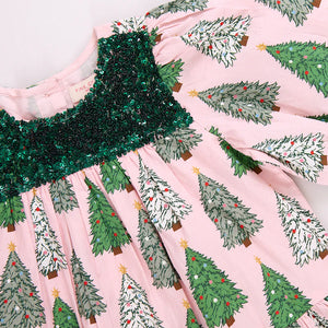 Pink Chicken FIONA PINK TREES Dress