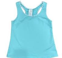 Set Athleisure TOTALLY TURQUOISE/PURE COCONUT Ric Rac Riley Tank