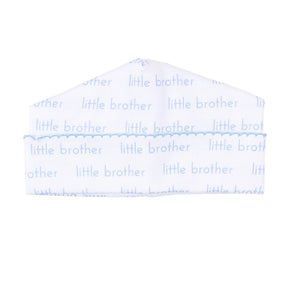 magnolia baby Little Brother Blue Printed Hat