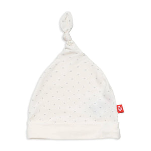 Magnetic Me PIN DOT Cream Knotted Hat